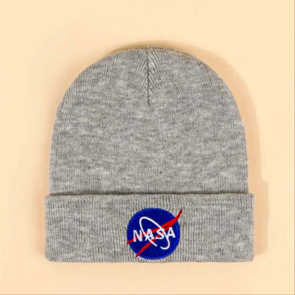 NASA Embroidery Beanie